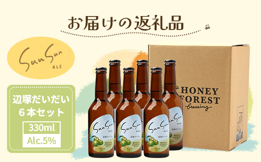 SunSunALE【辺塚だいだい6本セット】