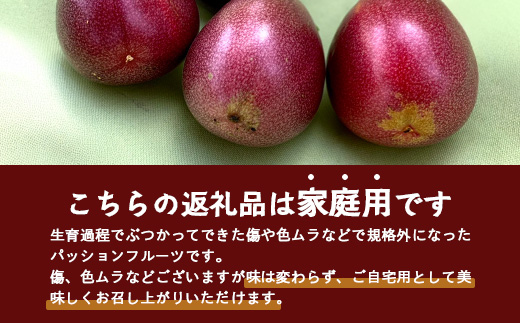 【2026年・先行予約】【訳あり】家庭用パッションフルーツ2kg（約22～24個）濱田農園 HB-708 ｜先行予約 産地直送 新鮮 パッション フルーツ 南大隅町 果物 果実 プレゼント濱田農園 家庭用 人気 南国フルーツ 鹿児島県 南大隅町 hello! brand new days 