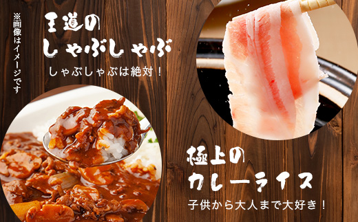 鹿児島県産 茶美豚 バラスライス セット (300g×3P) 計900g｜国産 精肉 豚肉 茶美豚 ブランド肉 豚肉 バラ肉 スライス 肉巻き しょうが焼き 冷凍 鹿児島県 南大隅町 JA-5