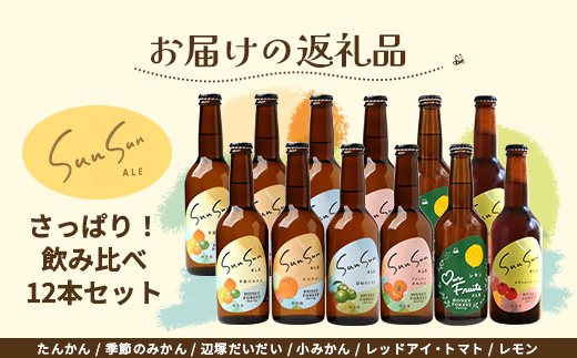 極上！本土最南端のクラフトビール！飲み比べ6種12本セット HF-12｜クラフトビール 地ビール フルーツエール 酒 柑橘 トマト レモン 希少 限定 手作り はちみつ 人気 詰め合わせ ギフト 香り 呑み 晩酌 贈り物 330ml 鹿児島県 南大隅町 Honey Forest Brewing