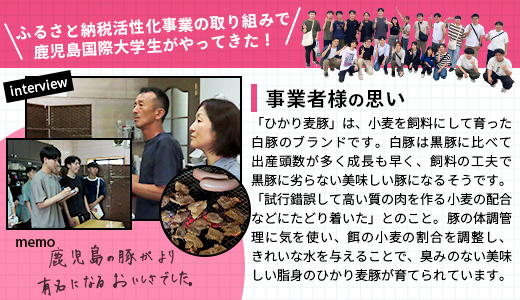 【定期便全3回】鹿児島県産 ひかり麦豚 しゃぶしゃぶ 食べ比べセット ≪合計約6kg≫ （200g×30パック） トレーなし 冷凍 HM-16 | 肉 お肉 にく 豚肉 ロース 肩ロース バラ肉 スライス 冷凍 真空冷凍 産地直送 新鮮 小分け 甘み 産地直送 鹿児島県 南大隅町 ひかり麦豚直売所