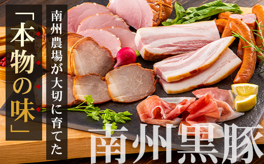 【父の日ギフトに】南州農場 かごしま黒豚 ハム ソーセージ 5種 詰め合わせA（計710g）NS-512-FA｜父の日 肉 お肉 豚肉 豚 にく ぶた かごしま黒豚 ソーセージ チャーハン ポトフ スープ 詰め合わせ お弁当 おつまみ 野菜炒め 冷蔵 お弁当 おかず 贈答 ギフト プレゼント 贅沢 お取り寄せ 産地直送 自社農場 鹿児島県 南大隅町 南州農場