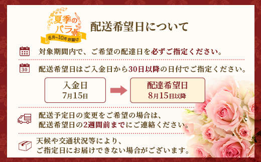 【日付指定必須・ギフト対応可】 夏季限定 ばら農家直送！バラ花束40本以上お届け(ピンク系) TB-6│ローズ 新鮮 花 フラワー 花束 ばら 薔薇 バラ 誕生日 記念日 結婚祝い ギフト プレゼント お祝い 贈り物 贈答 鹿児島県 南大隅町 富田バラ園