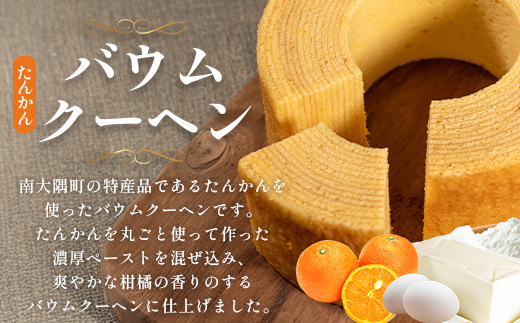 【2026年3月中旬から発送】だいたんな！ときめくゼリー & バウムセット（ だいたんなゼリー６個 ＋ ≪ 極 ≫ たんかんバウム ）SH-8 | 辺塚だいだい タンカン たんかん 果肉 ゼリー クリーム スイーツ フルーツ プリン バームクーヘン バウムクーヘン スイーツ ケーキ 焼き菓子 洋菓子 手作り おしゃれ オリジナル ギフトボックス プレゼント 鹿児島県 南大隅町 31℃LINE花子 