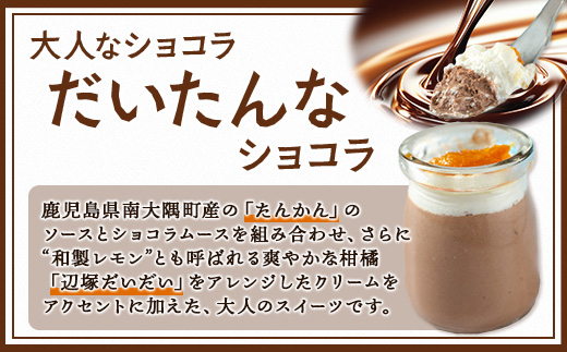だいたんな詰め合わせ6個セット(ゼリー３個&ショコラ3個)
