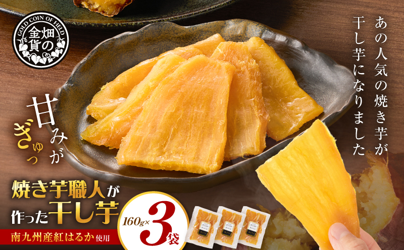 焼き芋職人が作った干し芋 160g×3袋　K181-018_02