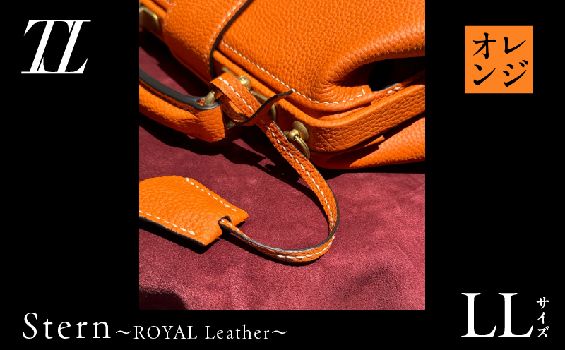 Stern〜ROYAL Leather〜 LLサイズ（オレンジ）　K338-004_02