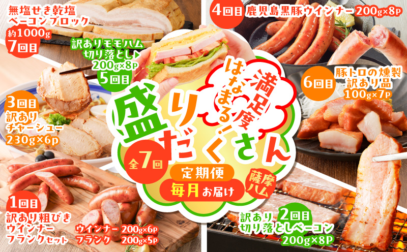 【全7回】盛りだくさん定期便（毎月お届け）　K161-T07m