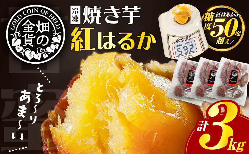 畑の金貨 焼き芋紅はるか 3kg　K181-001_01