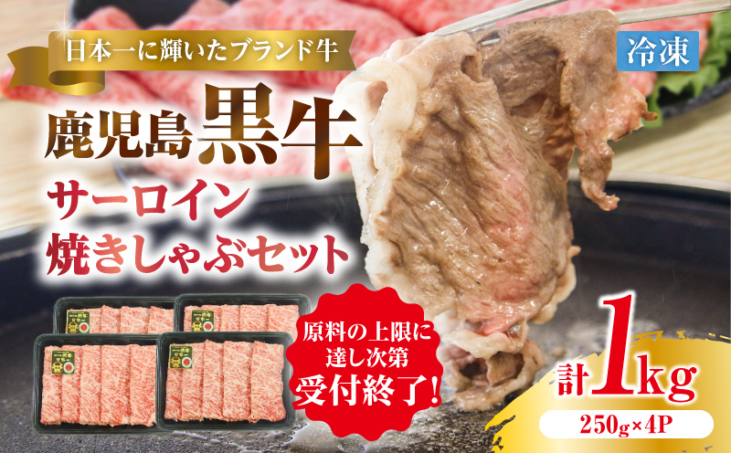 （KH-501）鹿児島黒牛サーロイン焼きしゃぶセット（計1kg）　K127-018_02