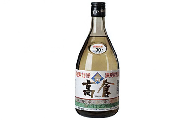 奄美黒糖焼酎 高倉 30度 720ml - 奄美大島産黒糖100%使用 3年以上熟成 原酒 樫樽 まろやかなコク 果実のような甘い香り ふくよかな味わい ロック 水割り