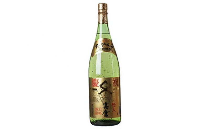 奄美黒糖焼酎 高倉 金箔入り 30度 1800ml　A100-004