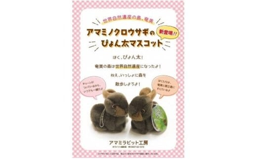 【10月1日価格改定（値上げ）予定】アマミノクロウサギ「ぴょん太マスコット」