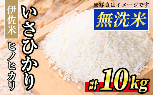 A6-02 いさひかり無洗米(5kg×2袋・計10kg) ふるさと納税 伊佐市 特産品   お米 米 白米 精米 伊佐米 ご飯 ヒノヒカリ 無洗米【JA北さつま】