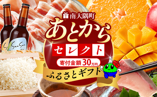 あとからセレクト【ふるさとギフト】30万円分 MN-22 │ 300000 鹿児島県 南大隅町 あとから選べる 返礼品 特産品 プラン 選べる返礼品 あとから選べる ギフト ギフトポイント 後から選ぶ カタログギフト